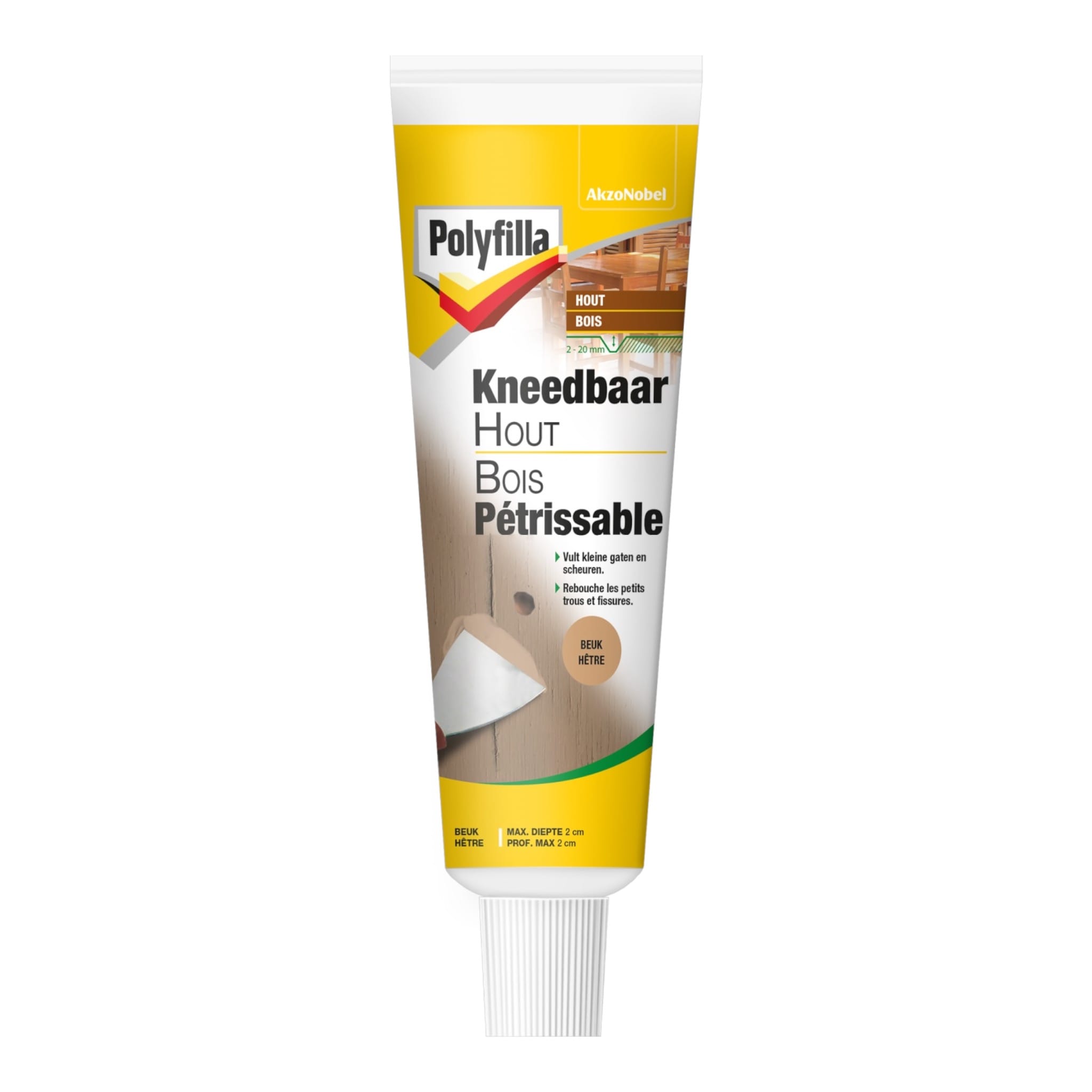 POLYFILLA BOIS PETRISSABLE 330gr
