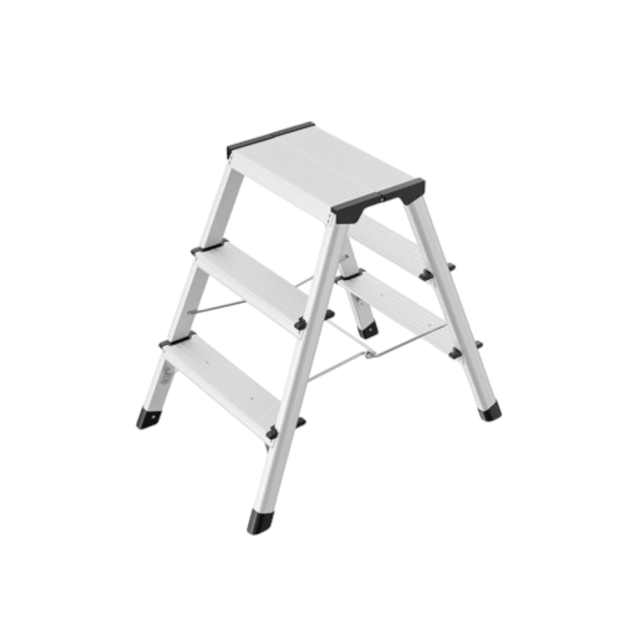 Marche pied double accès pliant en aluminium Hailo D60