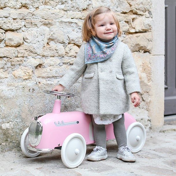 Porteur Enfant Rose Pale - Collection Roadsters