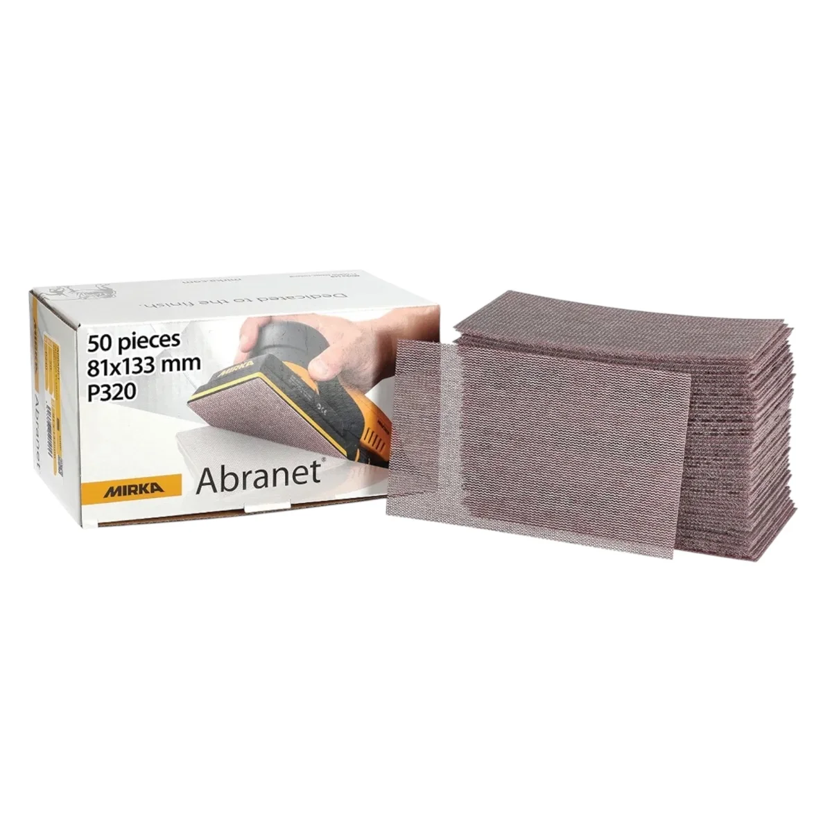 Abranet® 81 x 133 mm coupe abrasive auto-agrippante maille micro-perforée – vue 2