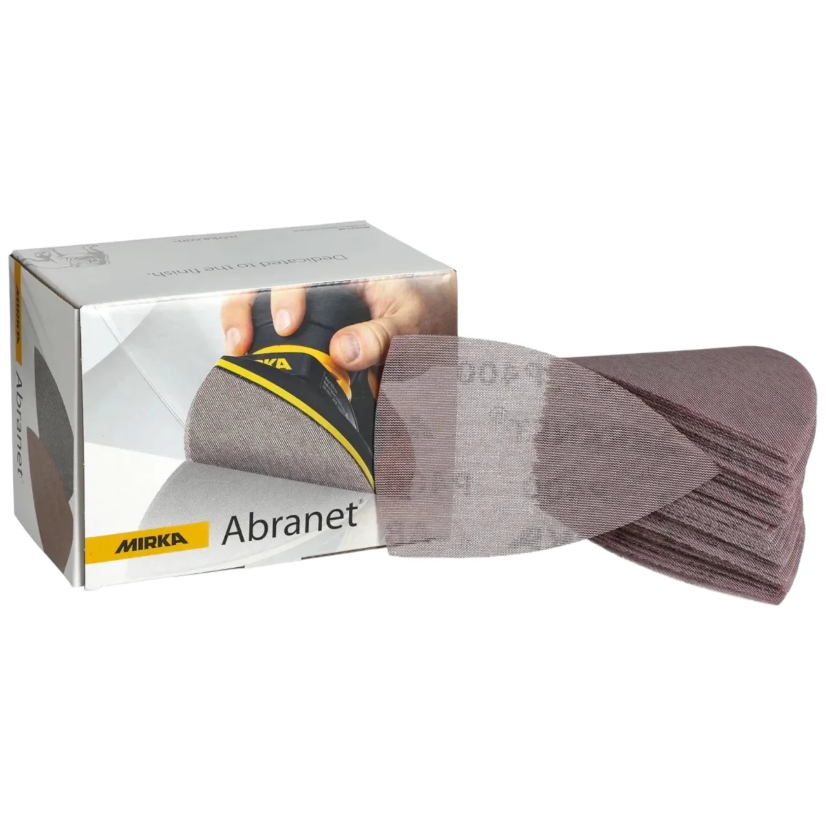 Abranet® 100 x 152 x 152 mm triangle abrasif auto-agrippant maille micro-perforée – vue 2